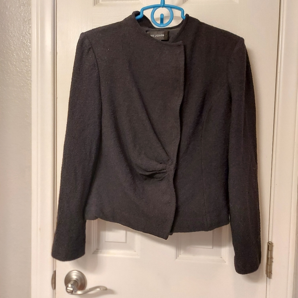 St john knit blazer jacket